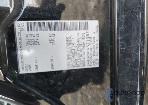 2025 Nissan Altima Sv Fwd z USA, uszkodzony, nr VIN 1N4BL4DVXSN371367